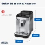 Kaffeevollautomat De’Longhi ECAM292.33.SB Magnifica Evo Silber und Schwarz – Bild 7