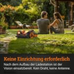 WORX Landroid Vision M550 Mähroboter WR205E für Gärten bis 550m², AI Rasenmäher Roboter ohne Begrenzungskabel (WLAN & Bluetooth, aktive Hindernisvermeidung mit KI-Technologie, Igelschutz) – Bild 4